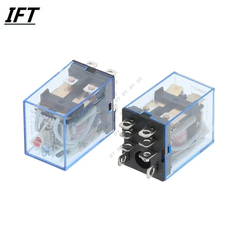 Size: Other - 1Pc LY2NJ HH62P HHC68A-2Z Electronic Micro Mini Electromagnetic Relay 10A 8PIN Coil DPDT DC12V,24V AC110V 220V Hot
