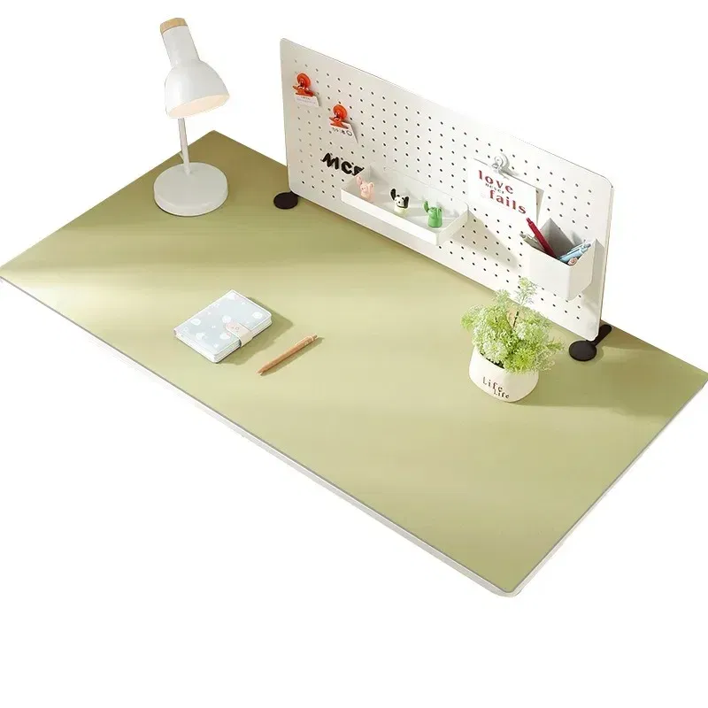 Color: Pink - Large Mouse Pad Extra Big Non-Slip Desk Pad Waterproof PU Leather Desk Table Protector Gaming Mouse Mat for Game Office Work