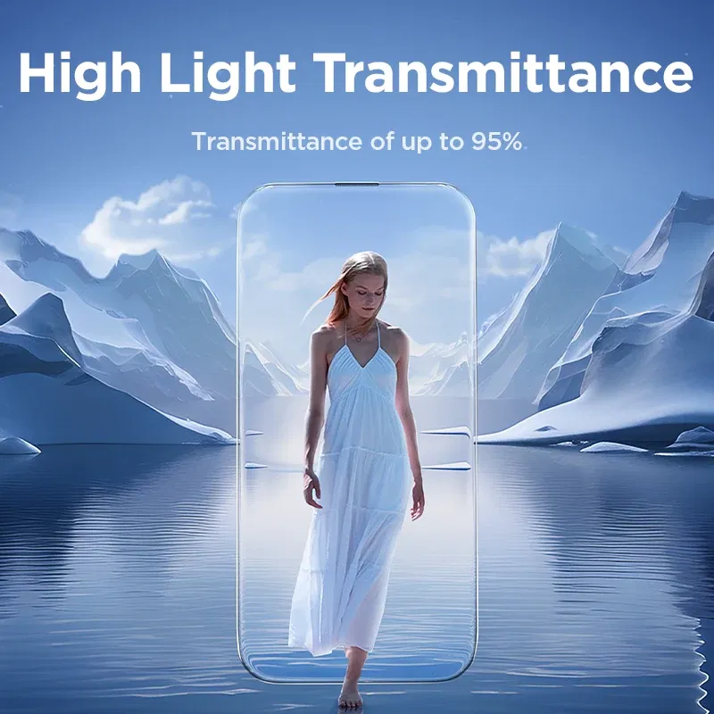 Bundle: Bundle7, Material: High Definition - Joyroom 3/2/1PCS Full Screen HD Glass For iPhone 16 Pro Max HD Tempered Glass Screen Protector For iPhone 15 14 13 Pro Max