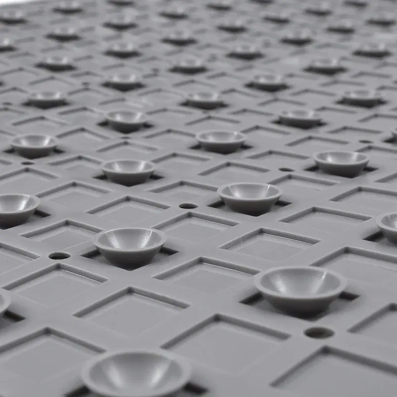 Color: Black, Ships From: CHINA, Specification: 400MMx800MM - DEXI PVC Anti-skid Bath Mats Rectangle Soft Shower Bathroom Massage Mat Suction Cup Non-slip Bathtub Carpet