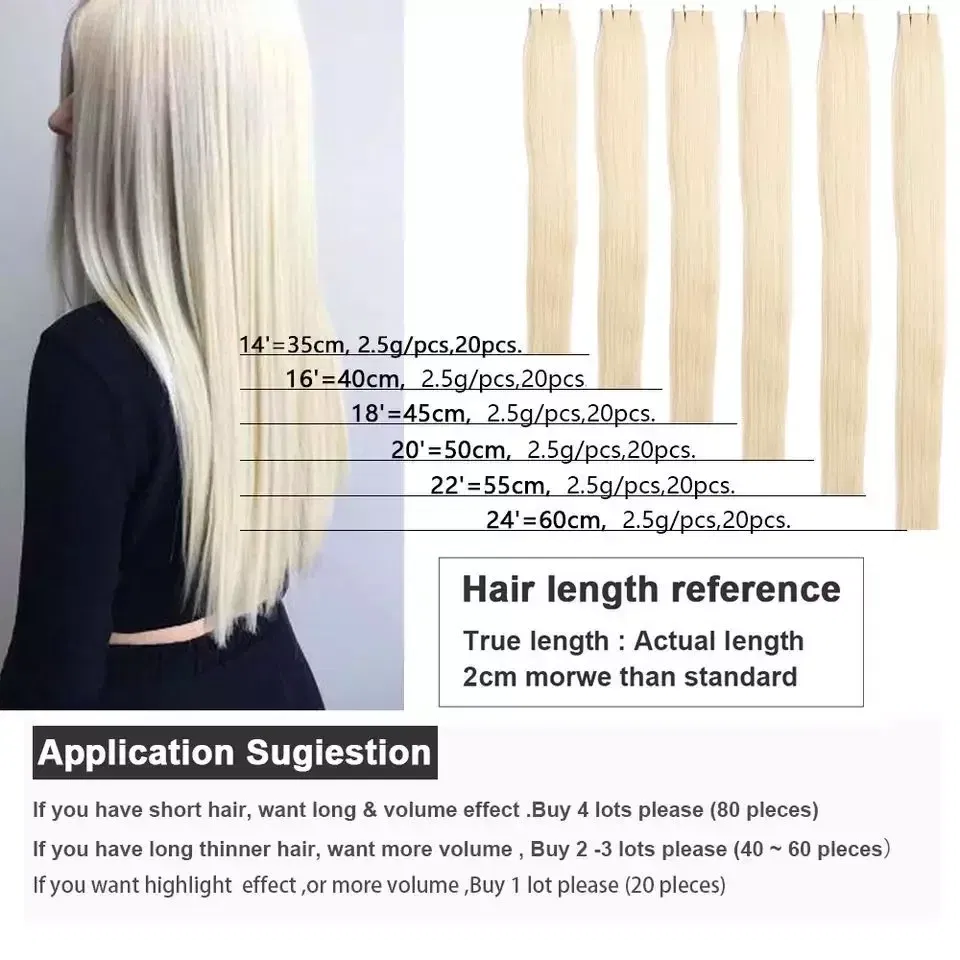 Color: Grey, Items per Package: 40 pcs, Length: 24 Inches, Life Span: 12 months - [Last 12 Months] Ugeat Tape in Hair Extensions Virgin Human Hair 10A Grade Tape in Extensions  Human Hair