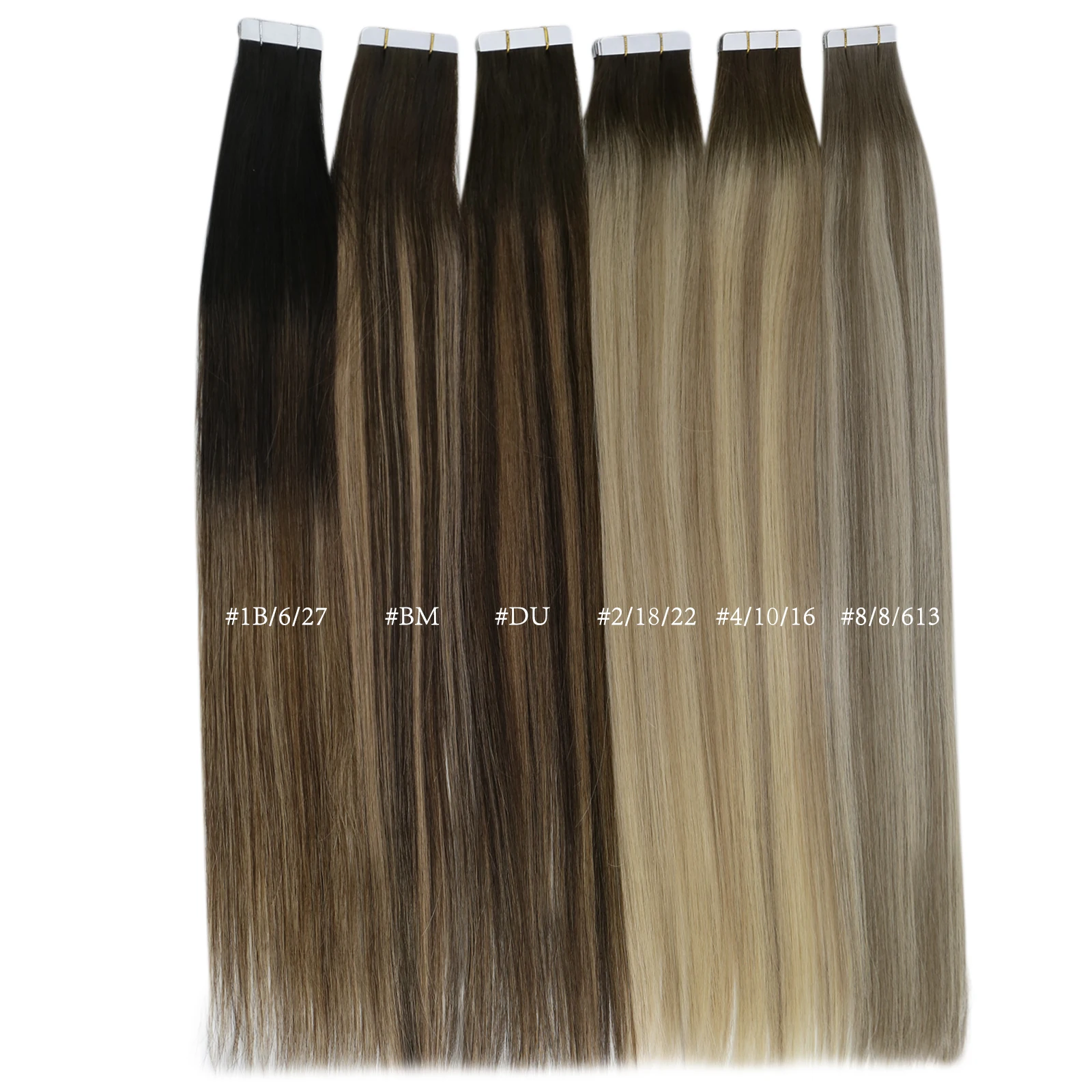 Color: Grey, Items per Package: 40 pcs, Length: 24 Inches, Life Span: 12 months - [Last 12 Months] Ugeat Tape in Hair Extensions Virgin Human Hair 10A Grade Tape in Extensions  Human Hair