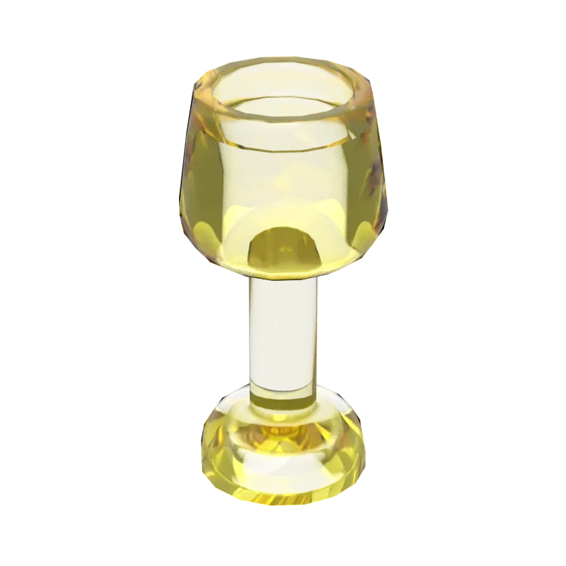Color: black - 10Pcs MOC Parts 33061 Utensil Equipment Goblet Large Compatible Bricks DIY Assmble Building Blocks Particle Kid Brain Toy Gift
