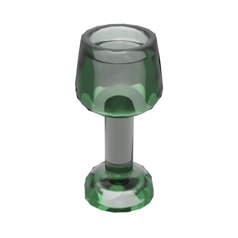 Color: black - 10Pcs MOC Parts 33061 Utensil Equipment Goblet Large Compatible Bricks DIY Assmble Building Blocks Particle Kid Brain Toy Gift