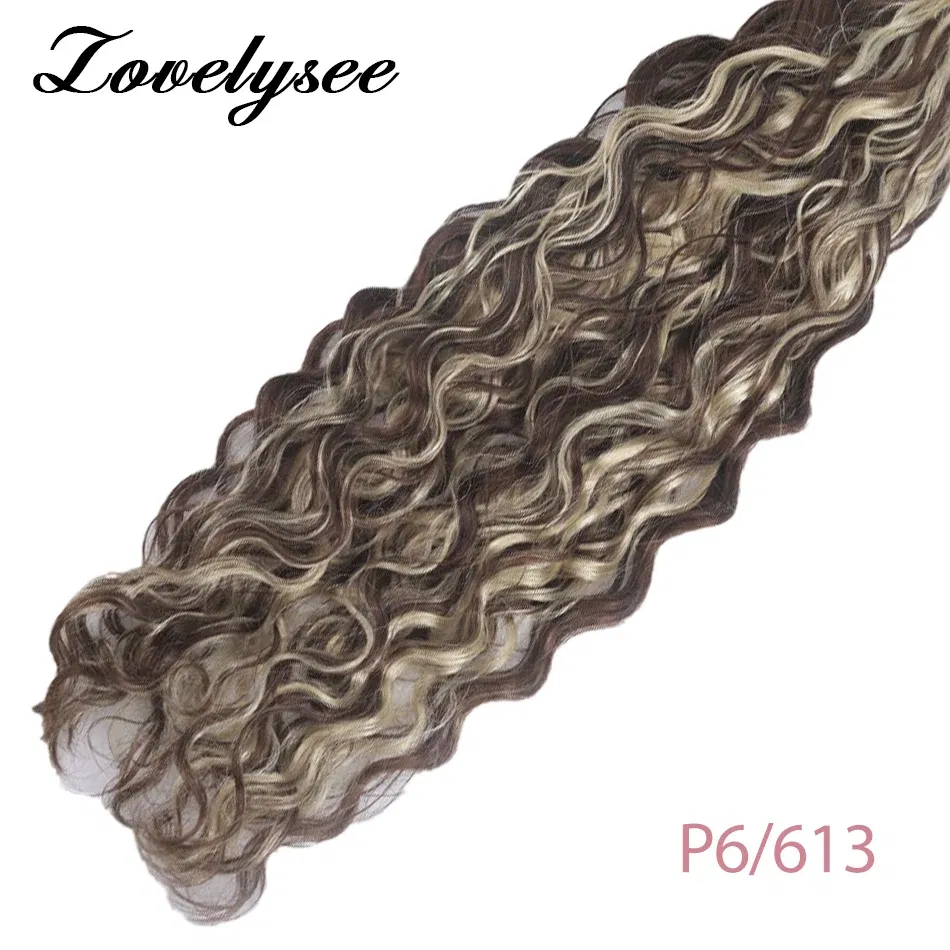 Color: P6/27, Length: 24 Inches, Items per Package: 20 pcs - Water Wave Tape in Human Hair Extensions 2g/pcs Dark Brown Real Human Hair Adhesive Invisible Keratin Hair Extensions for Women