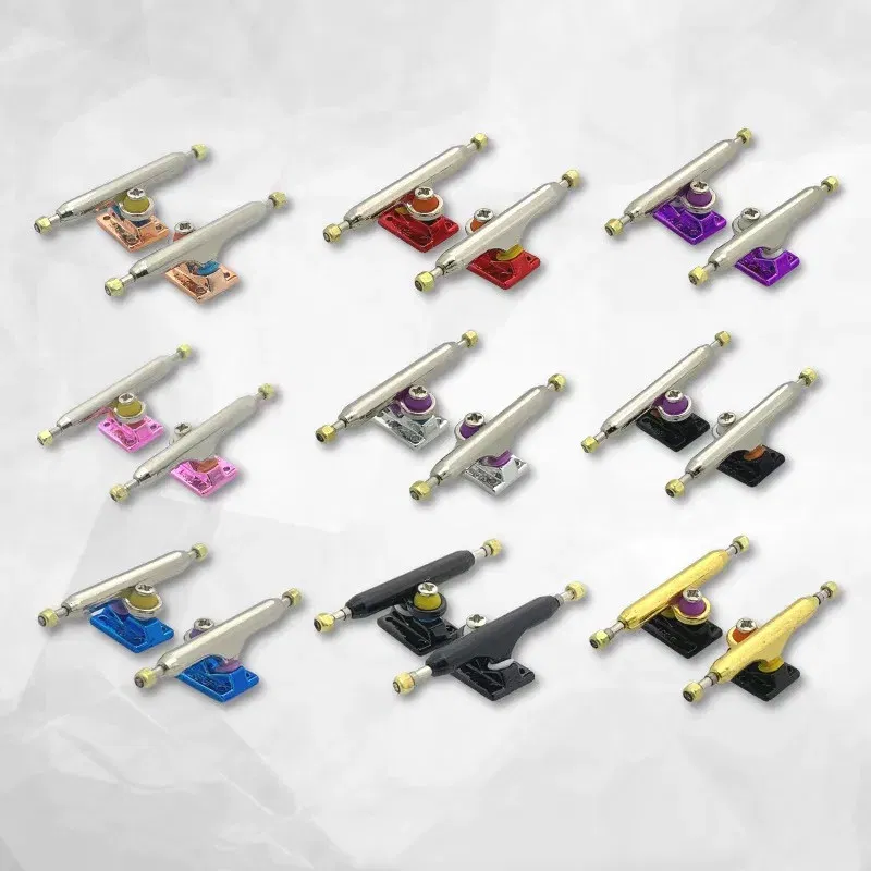 Color: Red, Ships From: CHINA - 34mm Fingerboard Trucks with Soft Bushing and Pivot Cup for Finger Skateboard