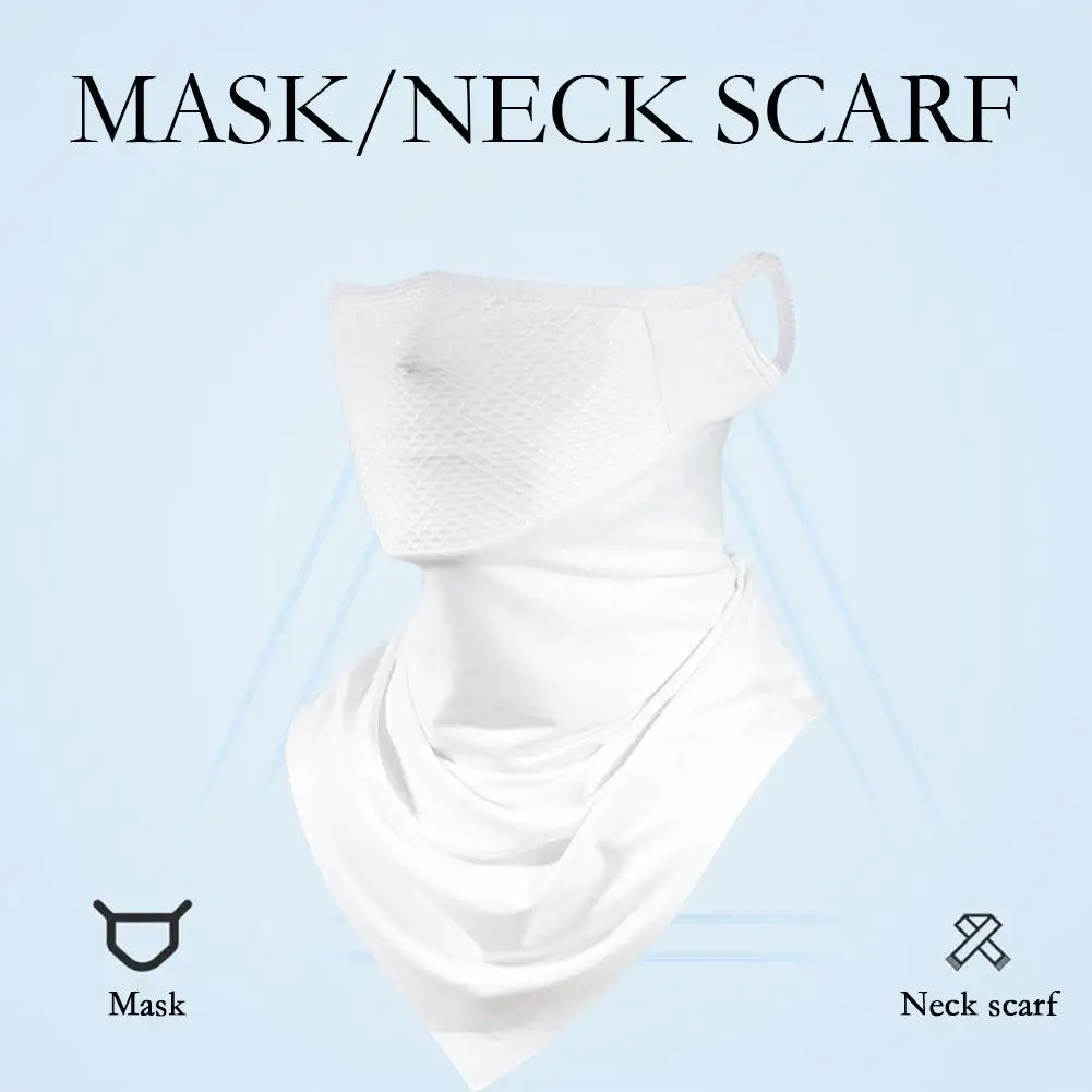 Color: Black, Ships From: CHINA - Breathable Sun UV Protection Hiking Outdoor Sport Cycling Wind Sun Protection Triangle Ear-hook Mask Cycling Sun Protection Mask