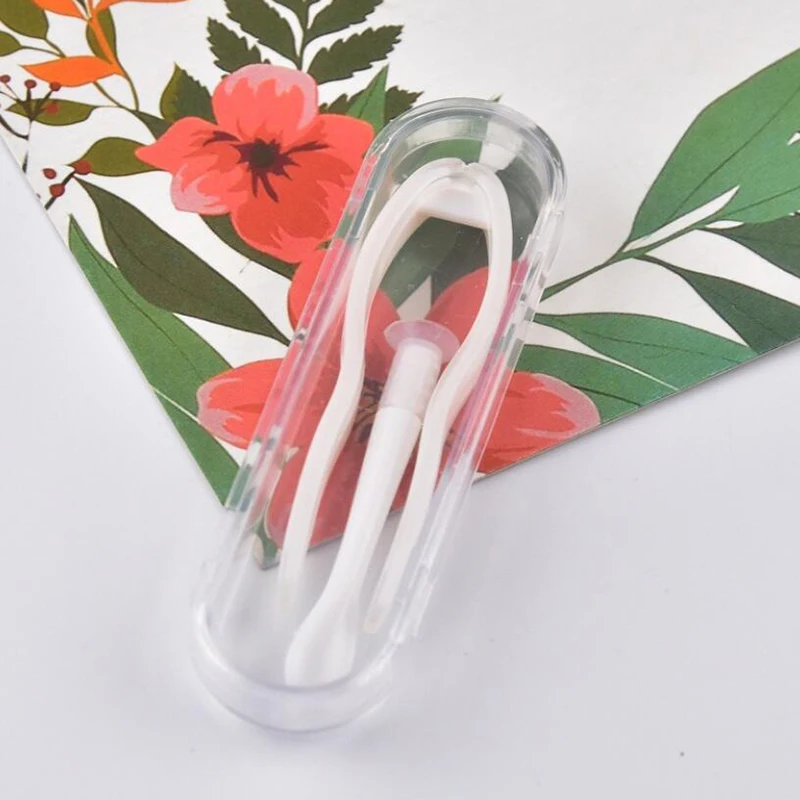 Color: army green - Remover Contact Lenses Inserter Color Tweezers Suction Stick Eyes Care Tool Kit Contact Lens Case Clip Stick Tweezers Pupils
