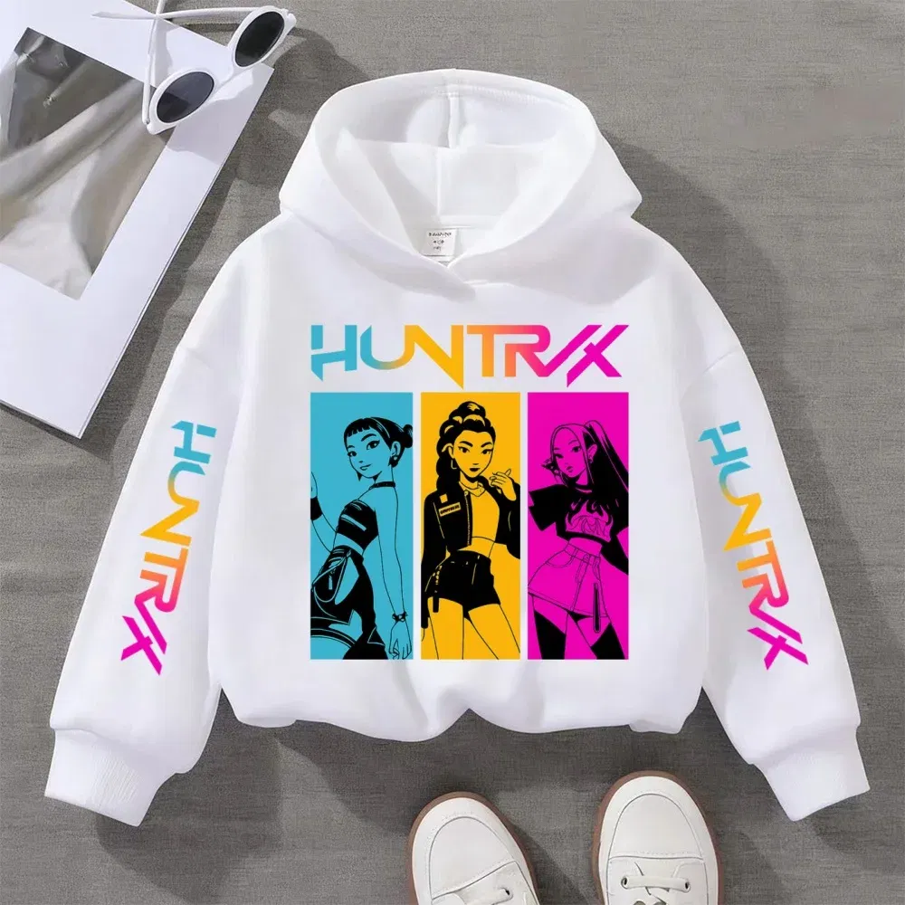 Color: MULTI, Kid Size: 134 - KPOP Demon Hunters Children's Sweatshirt Girls' Clothes Girls' Sweatshirt autumn 2024 New Cute Fashion Hoodie