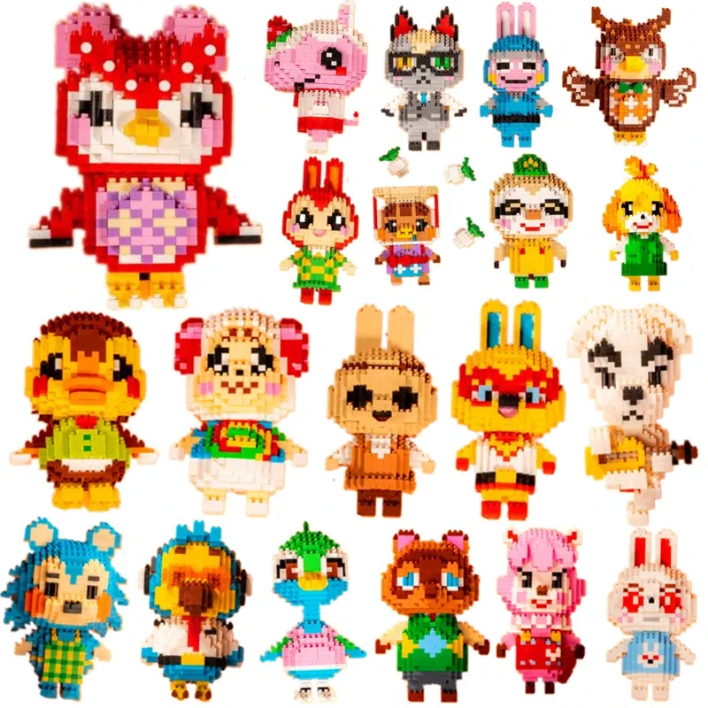 Color: Clear - Creative Animal Forest Friends Association Building Blocks Raymond Model Toys Puzzle Decompression Game Children's Puzzle Gift