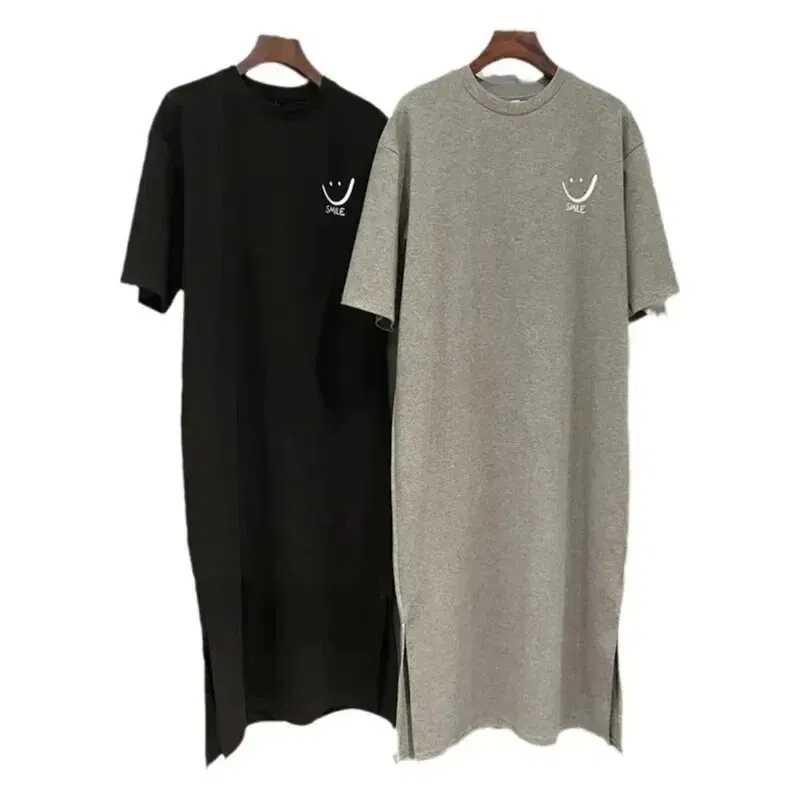 Size: M, Color: GRAY - Women's Summer New Short Sleeved T-shirt Dress Loose Mid Length Over Knee Dress