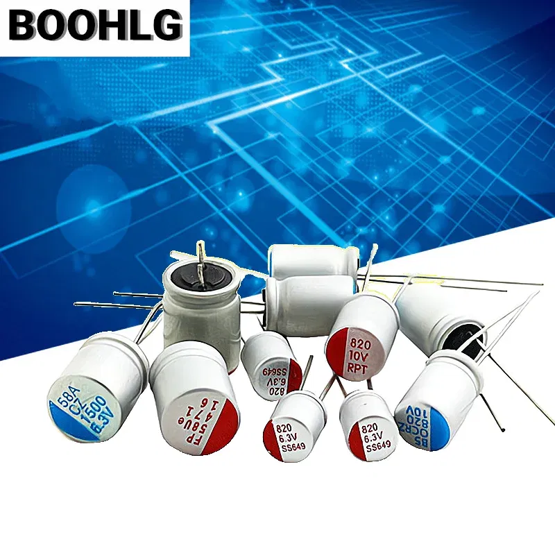 Capacitance: 150NF - 10PCS 100UF 270UF 330UF 470UF 560UF 680UF 820UF 1000UF 1200UF 2.5V 4V 6.3V 10V 16V New Motherboard Graphics Card Solid Capacitor