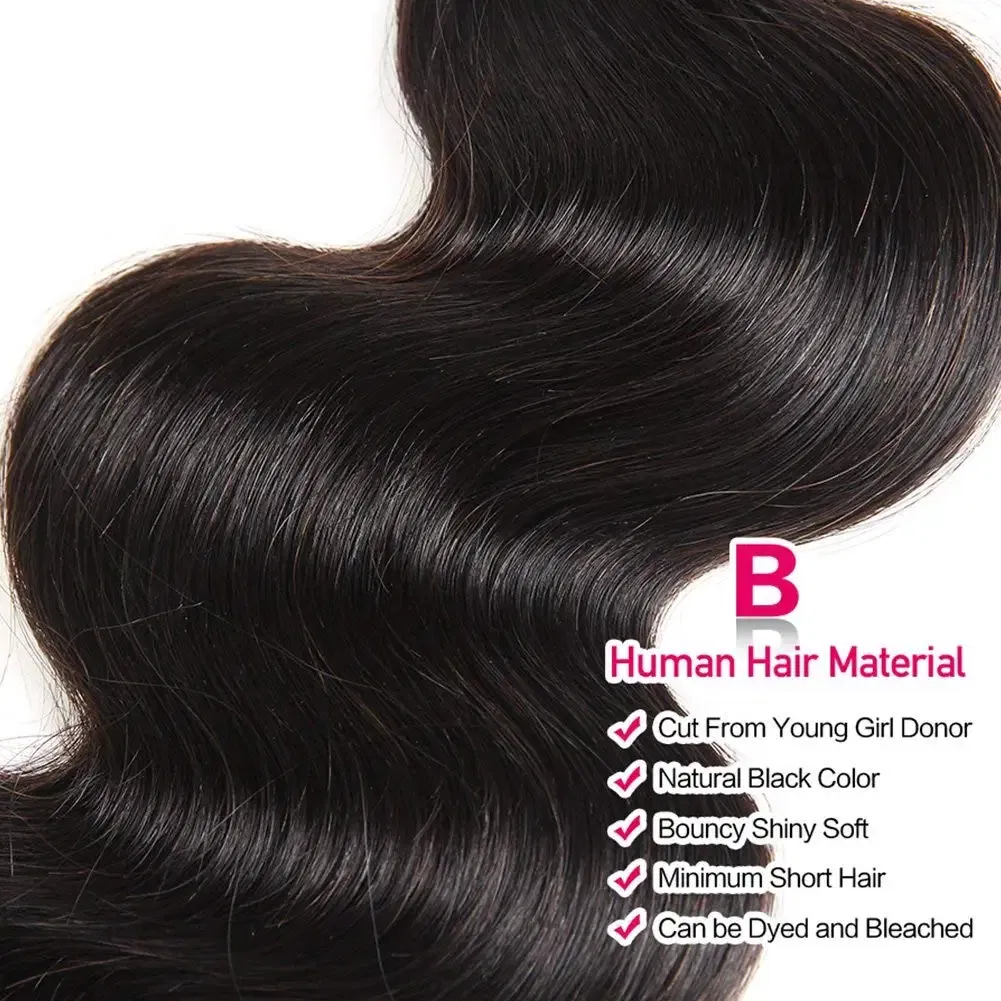 Color: Natural Color, Material Grade: Remy Hair, Longest Hair Proportion: 25%-30%, Ships From: CHINA, Stretched Length: 20 20 20 20 - Body Wave Bundles Human Hair Brazilian Virgin Hair Loose Body Wave Extensions Unprocessed Human Hair Wavy Bundles Natural