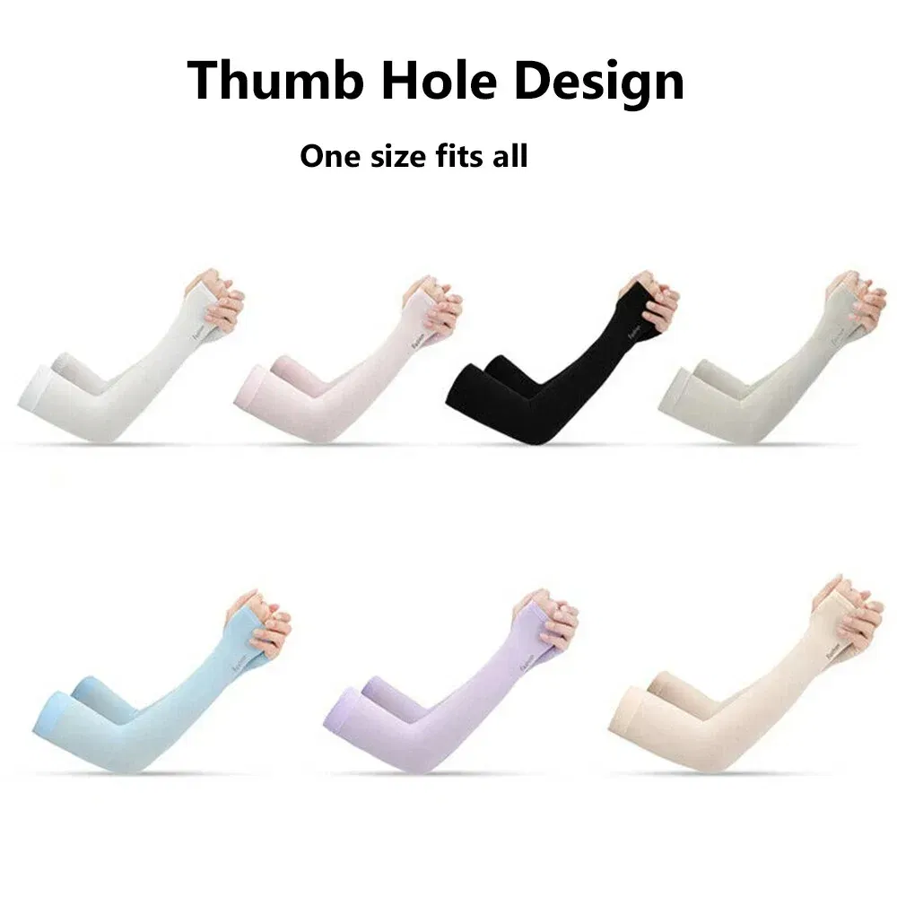 Color: Pink - Unisex Arm Guard Sleeve Warmer Women Men Sports Sleeves Sun UV Protection Hand Cover Support Running Fishing Cycling Ski