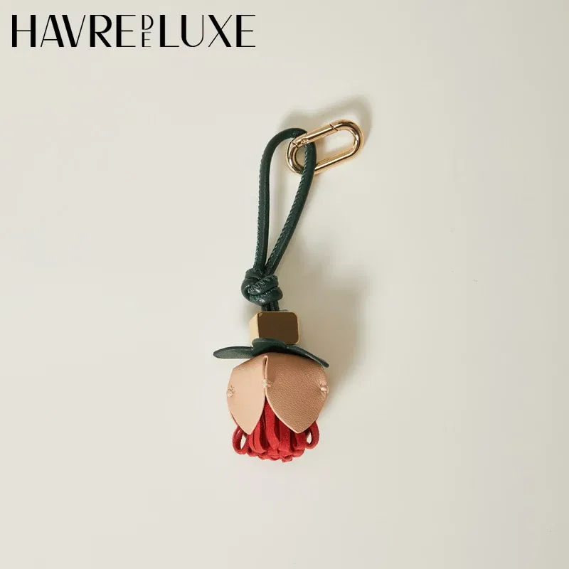 Color: Pink - New color matching exquisite small bag charm keychain shoes accessories handmade DIY limited bag small pendant