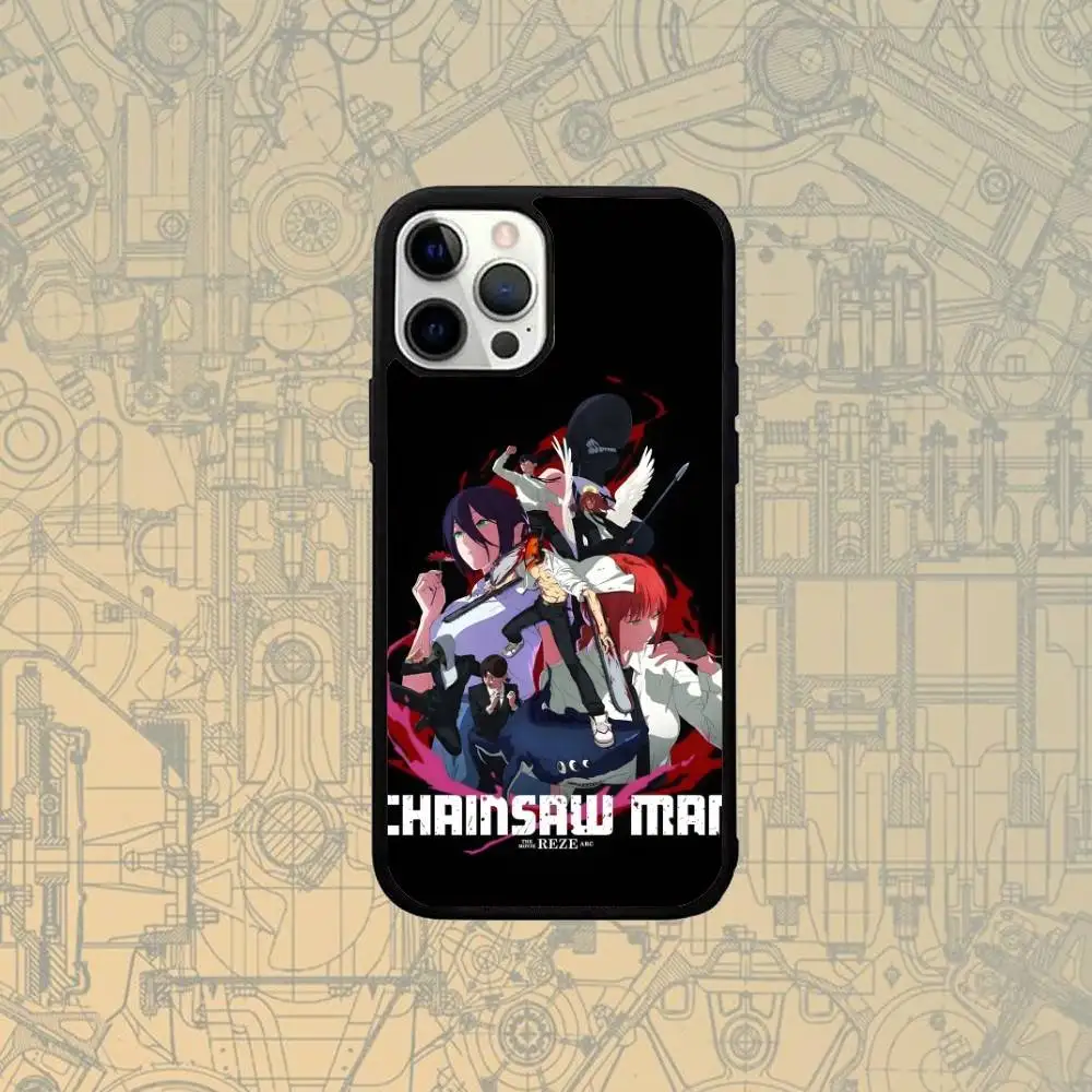 Color: Beige, Material: PVC - C-Chainsawman Reze Arc Movie Phone Case For IPhone 17,16,15,Pro,Max,Air,14,Plus,13,12,11 Magesafe Wireless Charge Cover