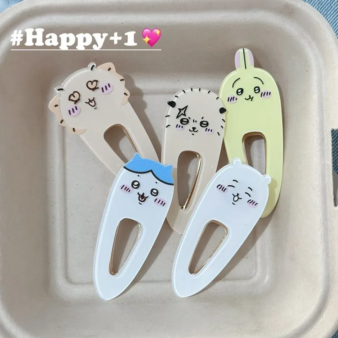 Color: DARK GRAY - Japanese New Girls Cute Cartoon Hairpins Kids Lovely Hair Clips Barrettes Headband ハチワ?¬ ち?„?‹?‚? Fashion Hair Accessories