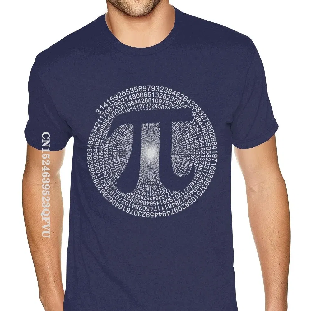 Color: Beige, Size: M - Classic Pi T Shirt 3,14 Pi Number Symbol Math Science Gift Tee Shirts For Men Make Your Own Soft Cotton HipHop Print Tee