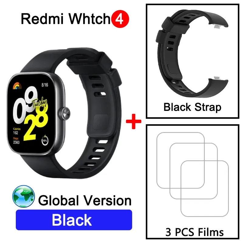 Color: black, Ships From: CHINA - New! Global Version Watch 4 Ultra Large 1.97'' AMOLED Display GPS GNSS Smartwatch Bluetooth Phone Call Smart Sleep Monitoring
