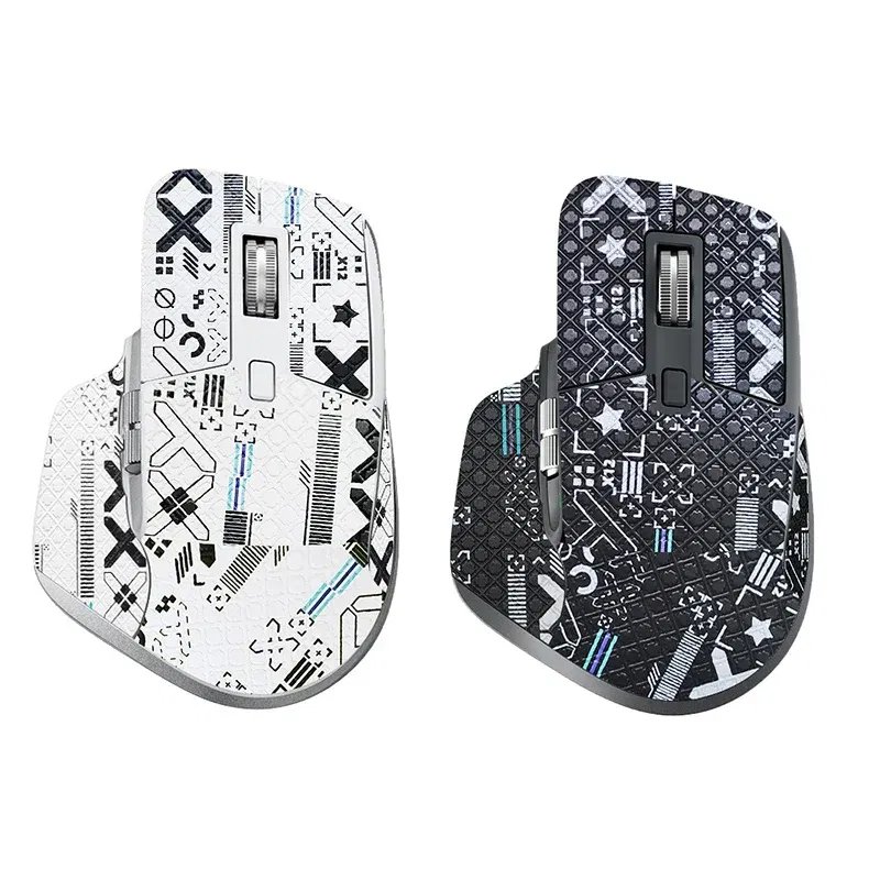 Color: Orange - Full Set DIY Mouse Skin Skates Side Stickers Anti-slip Tap for Logistic MX Master 3 3S Game Mouse DIY Handmade Mouse Skate