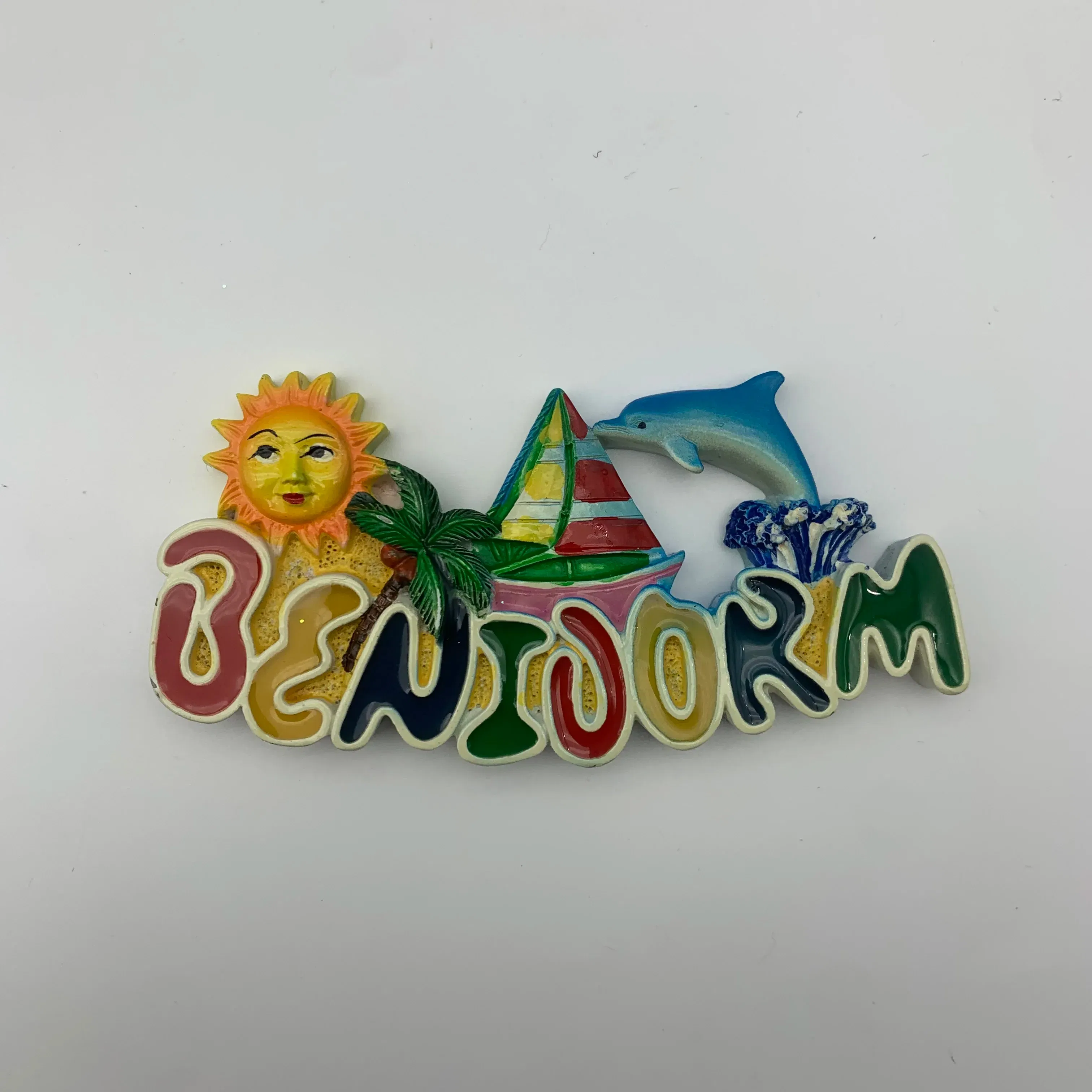 Color: green - Special Offer Spain Torrevieja Benidorm Ukraine Tourist Souvenirs Refrigerator Magnetic Stickers Travel collection Gift