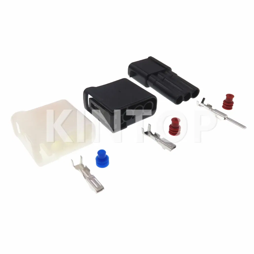 Color: Red - 1 Set 3 Pins AC Assembly Auto Plastic Housing Connector with Wire Automotive Ignition Coil Socket For Subaru FW-C-D3F FW-C-D3F-B