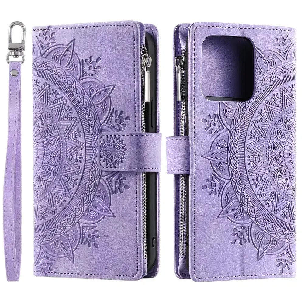 Material: Microfiber, Color: PEACOCK BLUE - 13T 12T 11T Leather Case For Redmi Note 12 Pro Plus 5G Flip Case Crossbody Zip Book Funda Xiaomi Redmi Note 13 Pro 11 12s 13c 4G