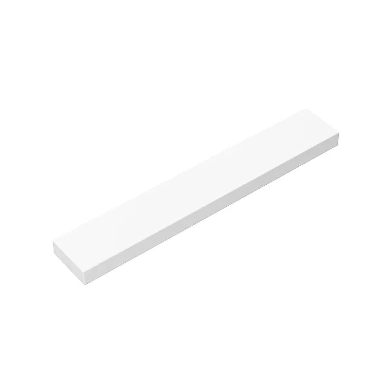 Color: LIGHT GRAY - Gobricks GDS-564 Tile 1 x 6 compatible with lego 6636 pieces of children's toys Building Blocks Technical
