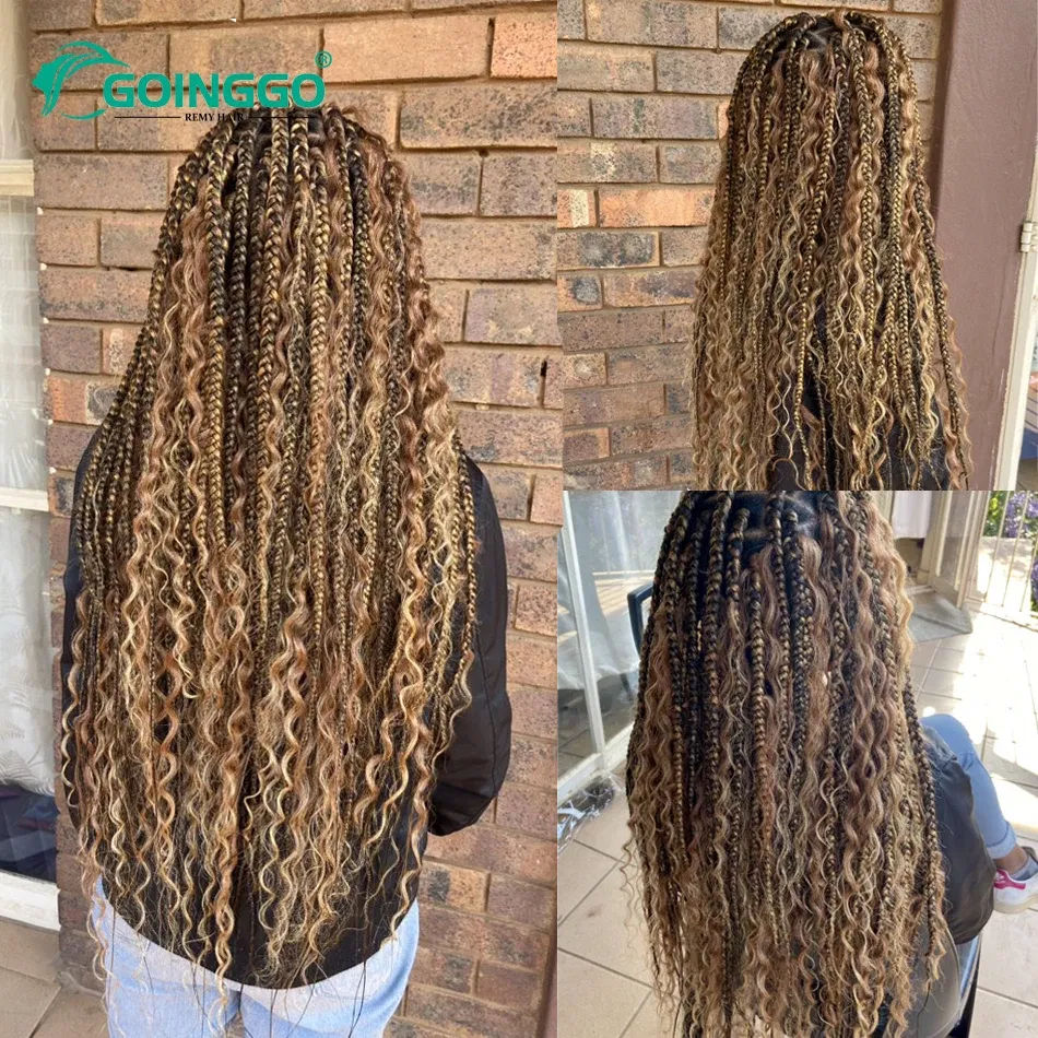 Color: T4/27/30, Stretched Length: 28inches - Pre-Colored Brazilian Deep Wave Bulk Human Hair No Weft Remy Bulk Human Hair 14 To 28 Inch Bulk Hair Extension Crochet Braids