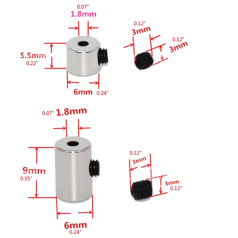 Color: WHITE - 10Pcs Brooch Pin Safe Keepers Pin Locks Locking Pin Backs With Wrench Tools K3ND