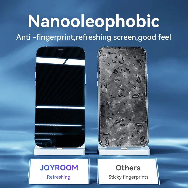 Bundle: Bundle 4, Material: pet - Joyroom 1/2/3pcs 9D Screen Protector Tempered Glass for iPhone 16 15 14 13 12 11 Pro Max Protective Glass for iPhone 15 Pro Max