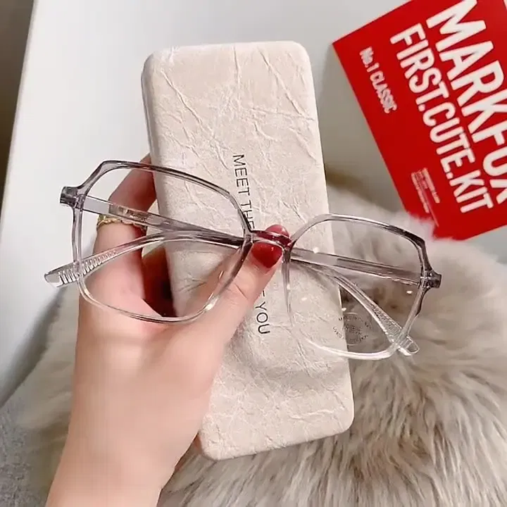 Frame Color: black, Ships From: CN - Transparent Computer Glasses Frame Women Men Anti Blue Light polygon Eyewear Blocking Glasses Optical Spectacle Eyeglass