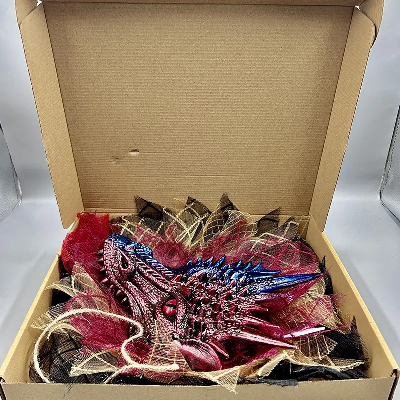 Halloween Full Face Dragon Mask Garland Ball Party Decoration Wreath