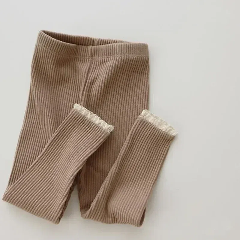 Color: Blue, Kid Size: 24M - New Infant Patchwork Leggings Cotton Baby Long Pants Toddler Girl Leggings Baby Clothing Autumn Kids Trousers
