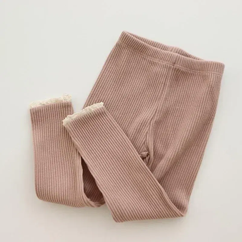 Color: Blue, Kid Size: 24M - New Infant Patchwork Leggings Cotton Baby Long Pants Toddler Girl Leggings Baby Clothing Autumn Kids Trousers