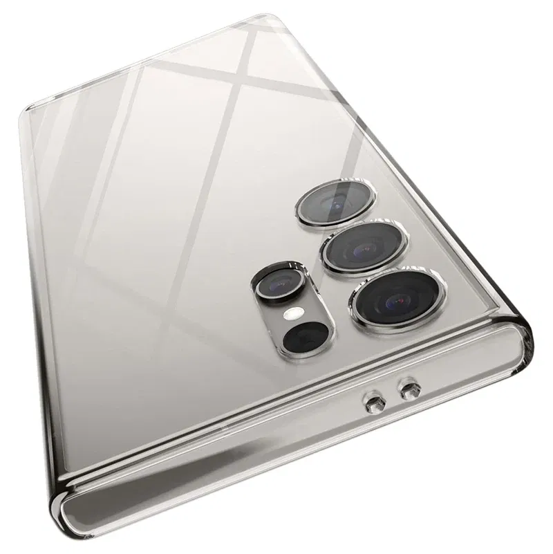Material: EVA - Ultra Thin Clear Silicone Soft TPU Case For Samsung Galaxy S25 Ultra S24 S23 S21 S20 FE S22 Ultra Plus Bumper Capa Cover Fundas
