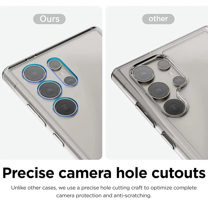 Material: EVA - Ultra Thin Clear Silicone Soft TPU Case For Samsung Galaxy S25 Ultra S24 S23 S21 S20 FE S22 Ultra Plus Bumper Capa Cover Fundas