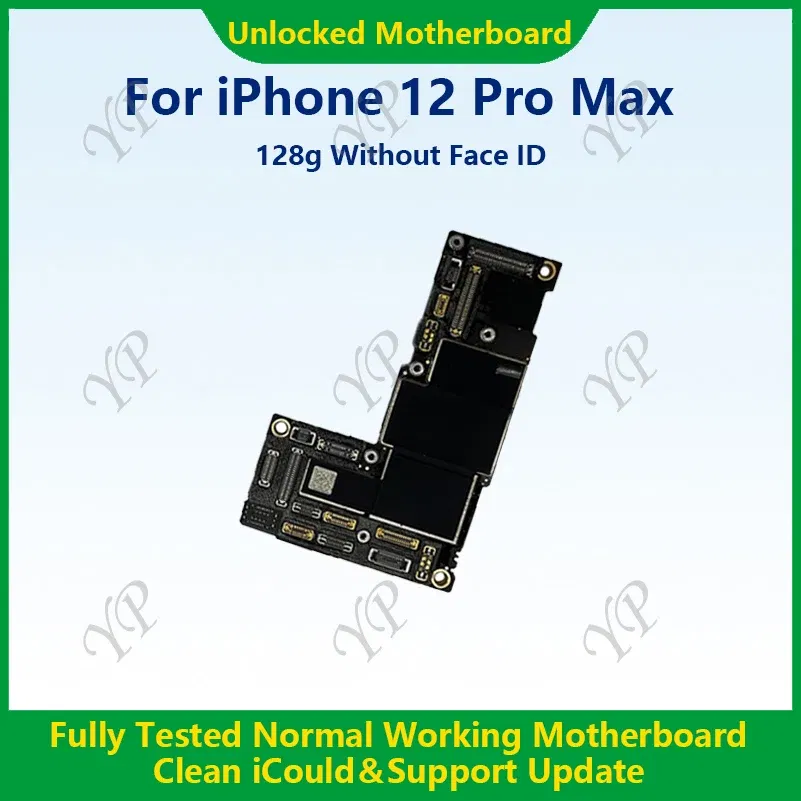 Color: PURPLE, Ships From: CHINA - Top Fully Tested Authentic Motherboard For iPhone 12 Pro Max 128g/256g Unlocked Mainboard With Face ID Cleaned iCloud Fast