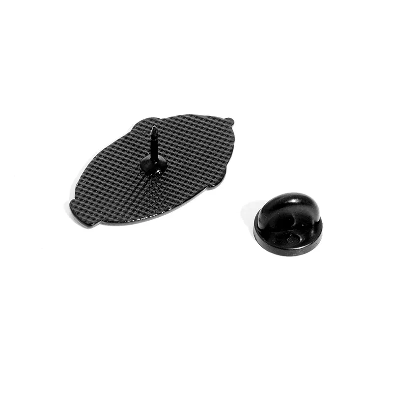 Metal color: Imitation Rhodium Plated - Trust fall survivor black and white camera flower Lightning Punk Pins Brooch Lapel Pin Star Magic Wand hand gift for friends