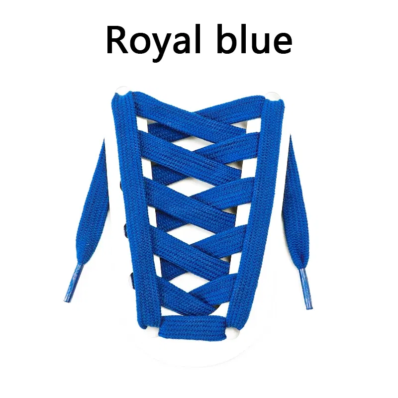 Color: Blue, Ships From: CHINA, Length: 140cm - 1 Pair Flat Shoelaces for Sneakers Rugged Wear-resistant Classic Canvas Sports Shoe Laces Women Men Shoelace Solid Double Cotton
