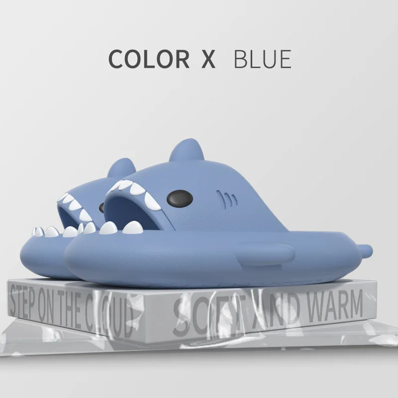 Color: green, Shoe Size: 35.5 - Shark Slides Women Slippers Men Flip Flops Home Couple Kids Bathroom Flat Shoes Outdoor Beach Funny Sandals Men Slippers