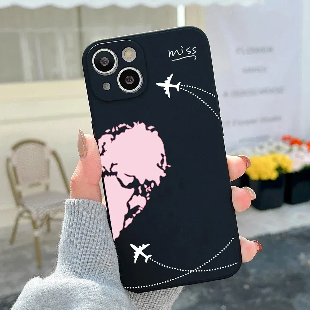 Color: green, Material: PC + TPU - Couple Black and White Love Sun Moon Case For Samsung Galaxy S10 S20 S21 S22 S23 S24 FE Plus Ultra Note 20 Silicone Phone Case