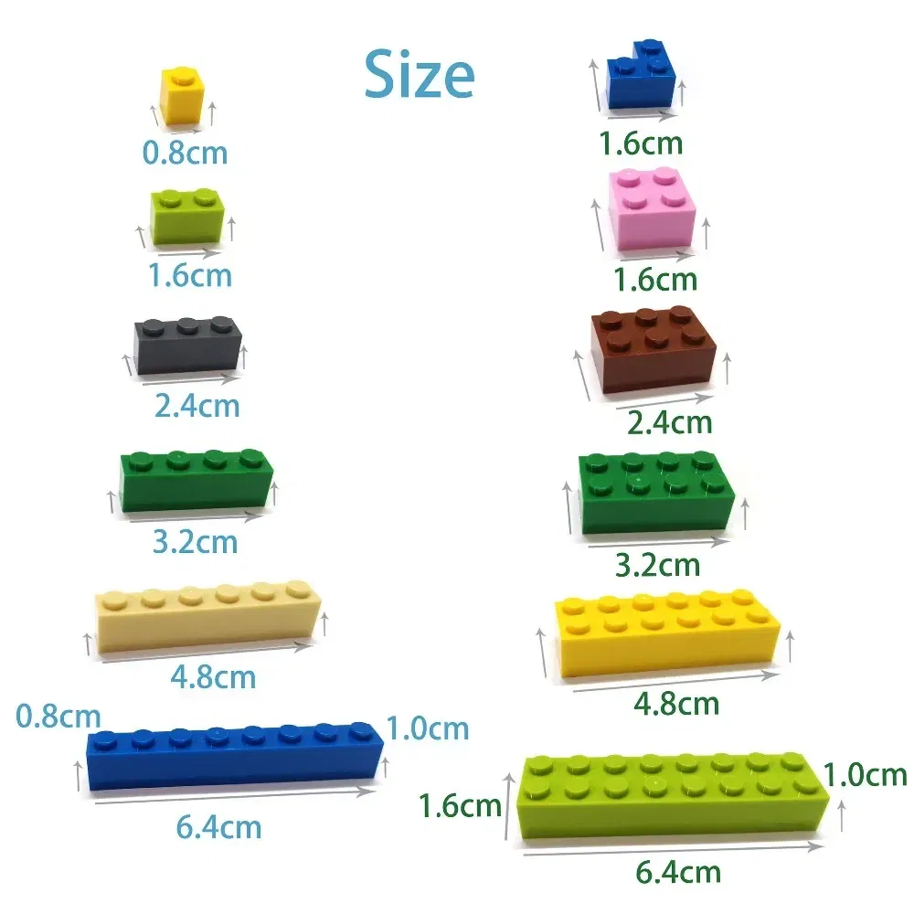 Color: DARK GRAY - 200pcs 1x4 Dots DIY Building Blocks Thick Figures Bricks Educational Creative Toys for Children Size Compatible With 3010