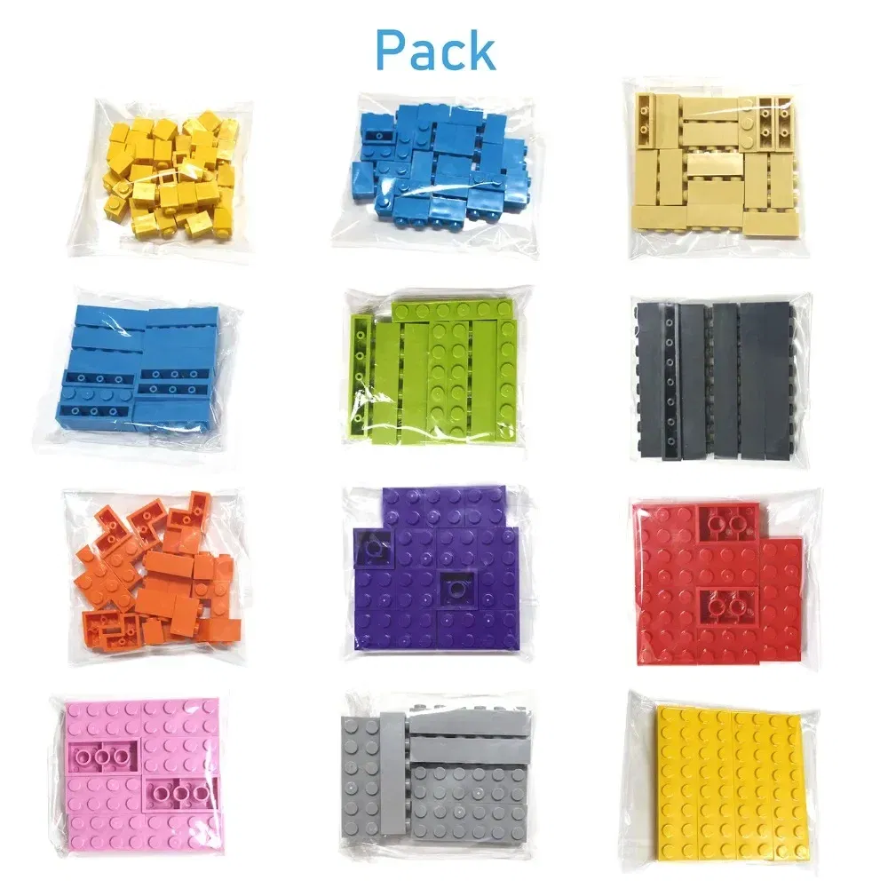 Color: DARK GRAY - 200pcs 1x4 Dots DIY Building Blocks Thick Figures Bricks Educational Creative Toys for Children Size Compatible With 3010