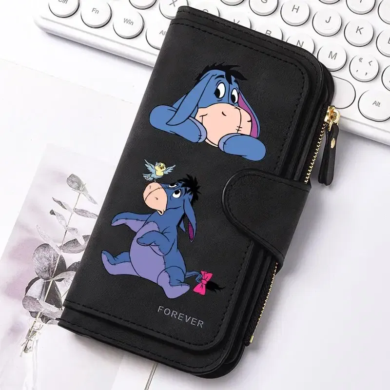 Color: SKY BLUE - ? Winnie the Pooh Women Wallets Card Wallet Coin Wallet Womens Bags for Girls Purse ID Wallets Female Coin Purse Girls Gift