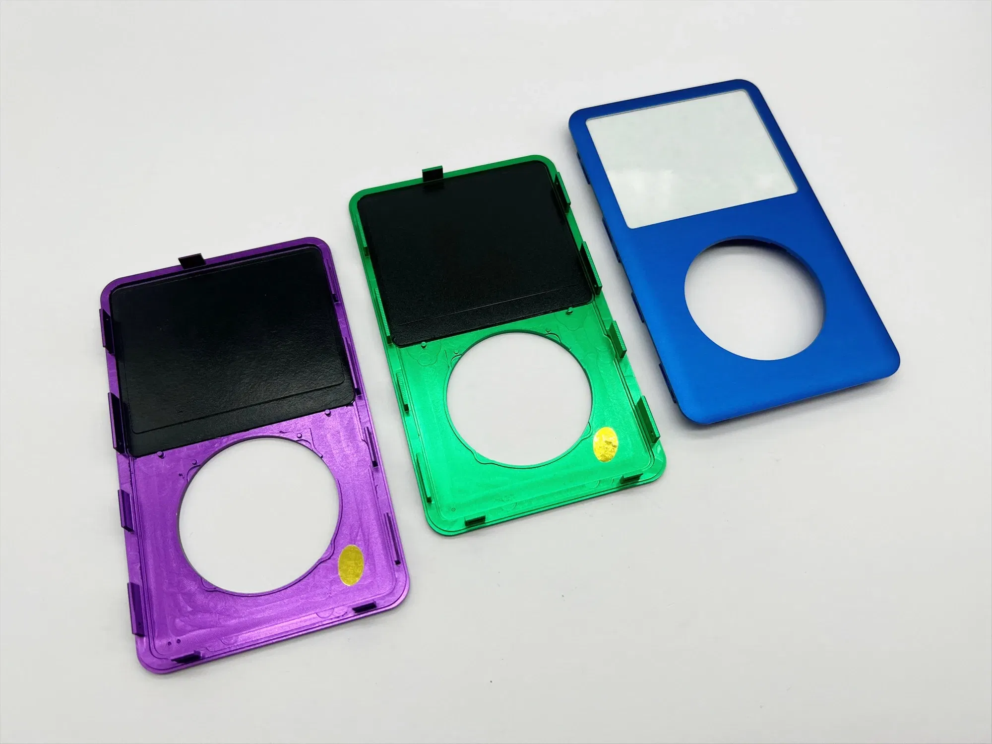 Color: Green - Colorful Front Faceplate Housing Case Cover Click Wheel Center Button Various Combinations for iPod 6th Classic 80GB 120GB 160GB