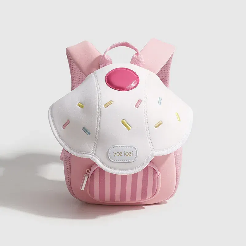 Color: Pink - 2024 New Design Toddler Girls Backpack Mini Cute Mushroom Backpack Popular Children Backpack in Kindergarten Kids Bag for Girls