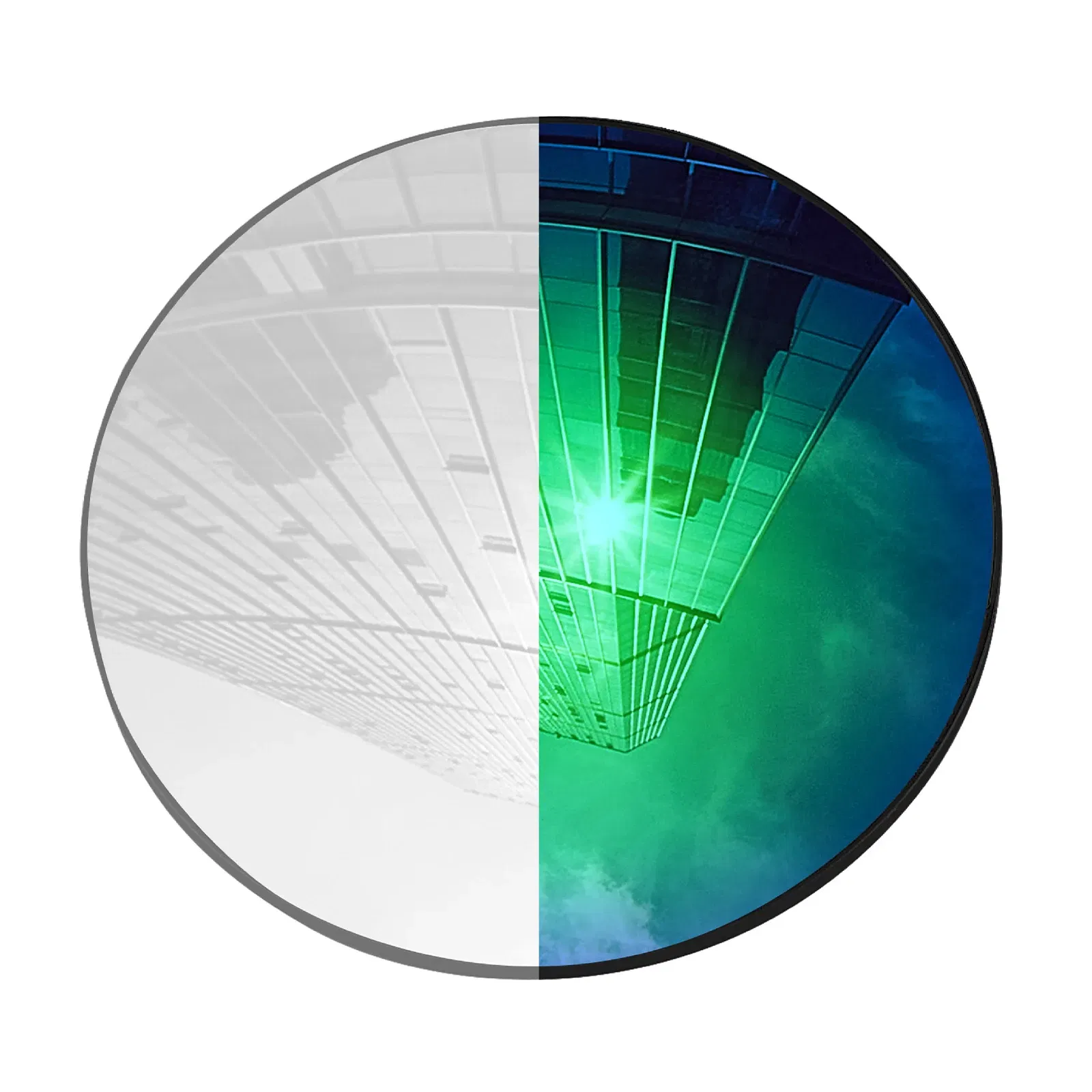 Lenses Color: Fluorescent Green, Lenses Degree: