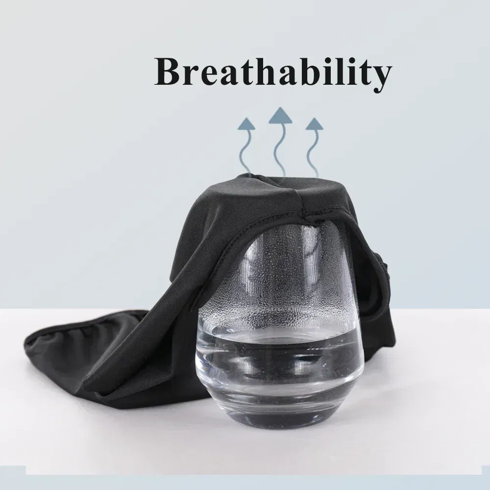 Color: black - Breathable Sports Balaclava Hat Quick-Dry Windproof Full Face Mask Headgear for Riding Running Ski Hiking Outdoor Face Cover Men