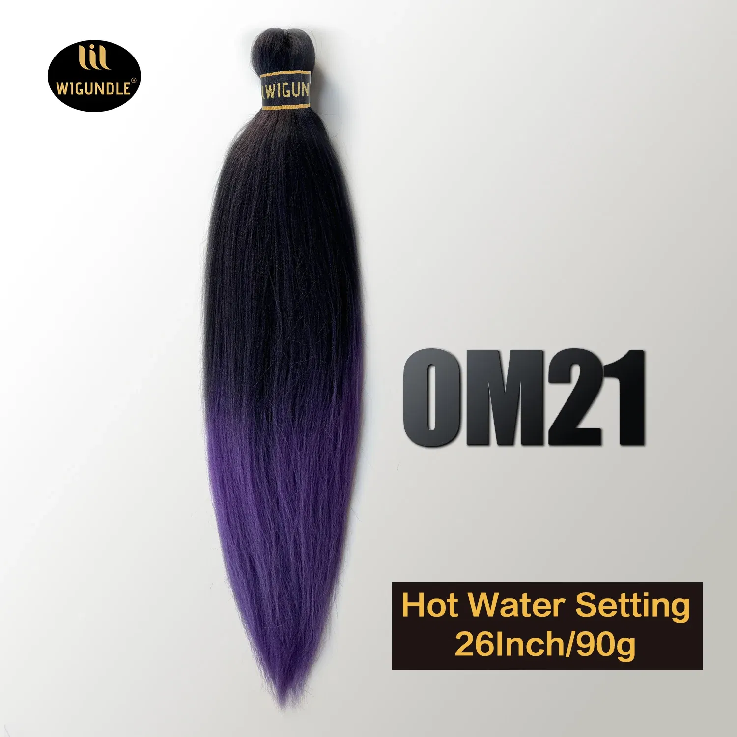 Color: #8, Stretched Length: 26inches, Bulk Buy: 3Pcs/Lot - Kanekalon 26inch Hot Water Set Pre Stretched Jumbo Braiding Hair Box Twist Braids Synthetic Hair Extensions For Women Soft Yaki